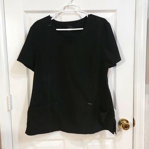 1 scrub top and 1 scrub skirt